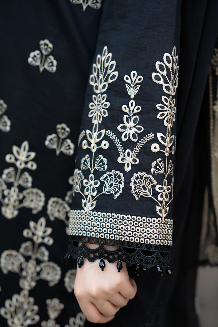 Black EMB 3pcs