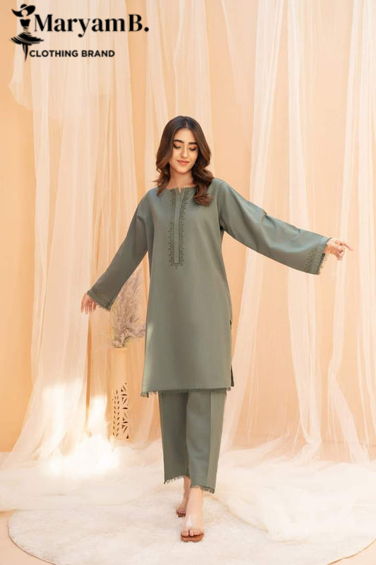 ODIN 2PC - EMBROIDERED DRESS